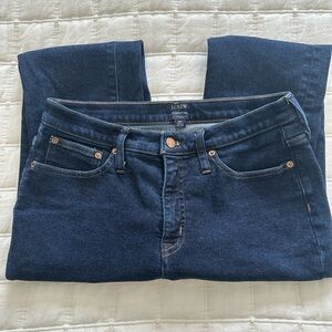 J. Crew Dark Indigo Straight-Leg Jeans